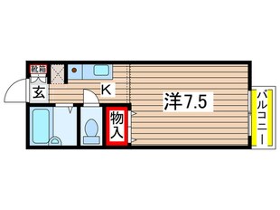 セジュール池端パークＡ棟の物件間取画像